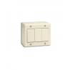 BOITE APPARENTE 3 MODULES S45 IVOIRE|sfh|76da6a224fb5|