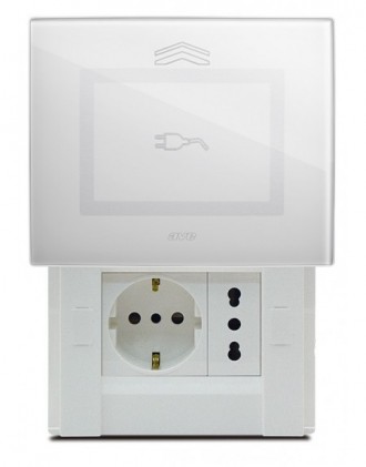 coffret plastique 2 rangées avec barettes  de terre