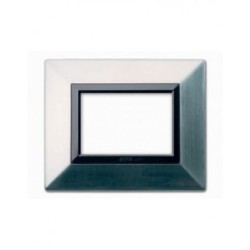 PLAQUE ZAMA 44 RECTANGULAIRE NICKEL BROSSE 3 MODULES|sfh|0f0d97885e23|