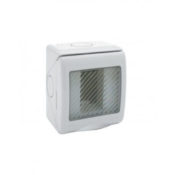 BOITE ETANCHE APPARENTE IP55 1 MODULE S45 BLANC|sfh|43506be4bf77|