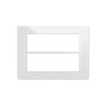 PLAQUE TECHNOPOLYMERE 44 RECTANGULAIRE BLANC 6+6 MODULES|sfh|914c8fddca47|