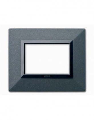 Plaque “Ave Touch” en verre pour boîtes 4 modules
