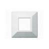 PLAQUE ZAMA 44 CARRÉE BLANC METALLISÉ 2 MODULES|sfh|3a9bea2f021d|