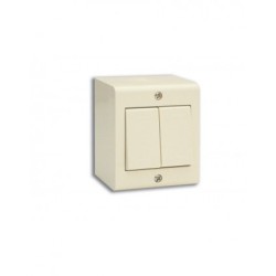 BOITE APPARENTE 2 MODULES S45 IVOIRE|sfh|da7bb4ae7f88|