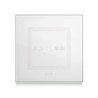 PLAQUE VERA 44 TOUCH CARRÉE BLANC 2 MODULES 2 COMMANDES|sfh|f7d9edaa11cf|