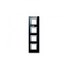 PLAQUE VERA 44 CARREE EN VERRE NOIR ABSOLU 2+2+2+2 MODULES|sfh|549f6e9c40de|